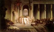 Jean Leon Gerome The Death of Caesar Norge oil painting reproduction